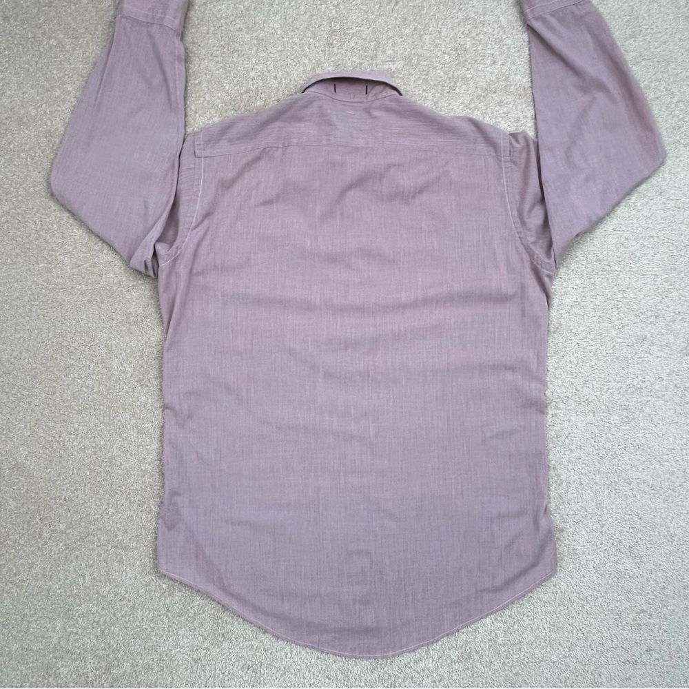 Vintage Christian Dior Shirt Adult Neck 15.5 Pink Button Up Designer Preppy Men - Picture 11 of 12